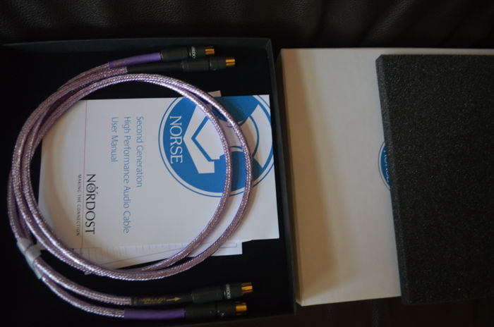 Nordost FREY 2 Norse 1m RCA pair interconnects reduced