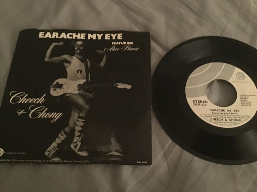 Cheech & Chong 45 With Picture Sleeve Vinyl NM Ode Records