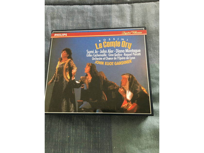 Rossini John Elliot Gardiner  Le Comte Ory Cd box set Philips 1989