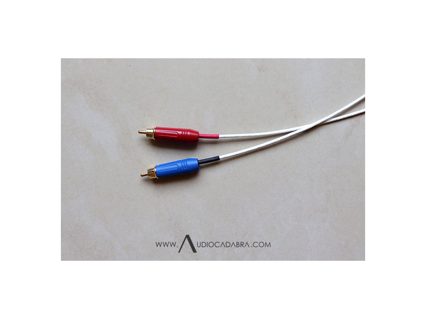Audiocadabra Ultimus4™ Solid-Silver Double-Shielded RCA Cables (Last 0.5 M Pair Left !!!)