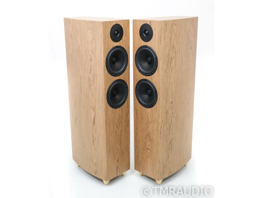 AudioGE Rautilio 130 Floorstanding Speakers; Orzech Solerno Pair (42017)
