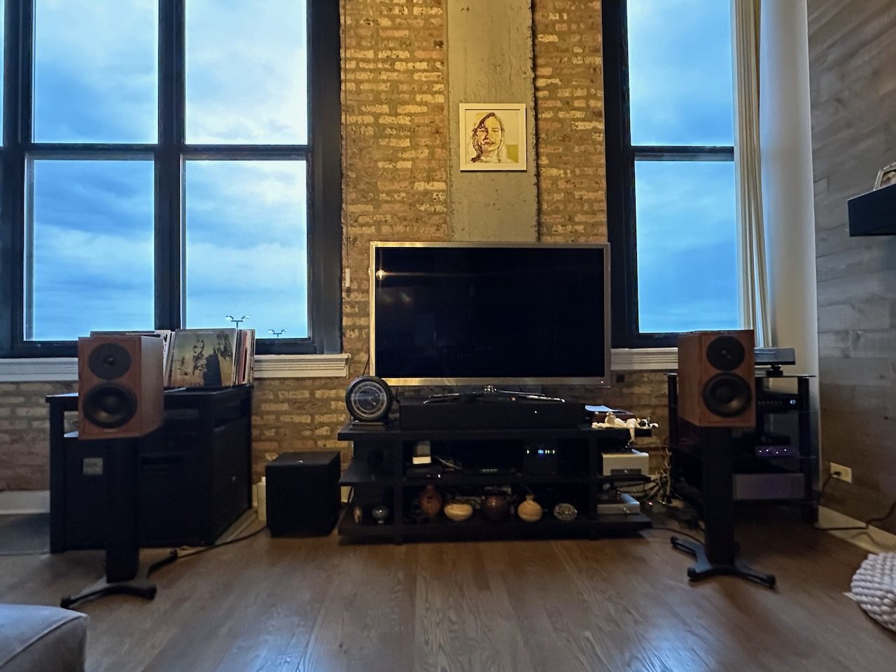 Speakers in our living area