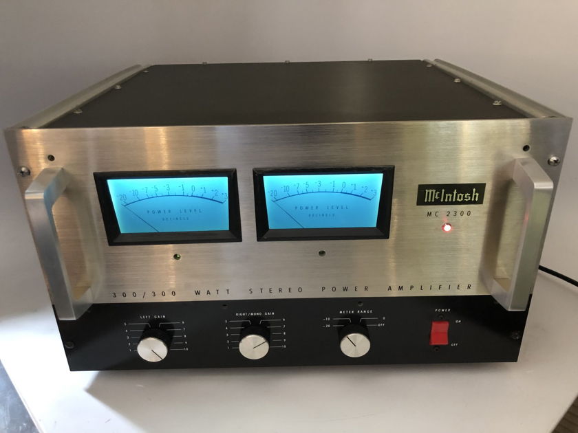 McIntosh MC-2300, 300W Classic Solid State Stereo Amplifier, Perfectly Restored