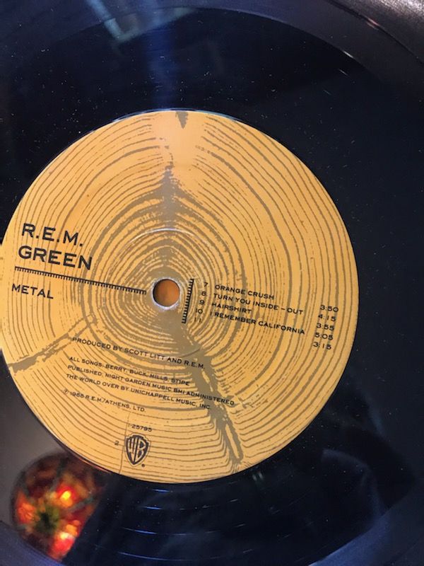REM - Green - Vinyl LP Europe 1st Press REM - Green - V... 3