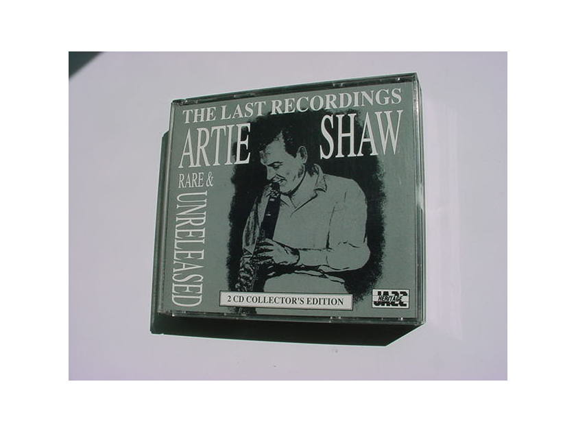 Jazz Heritage Double cd set Artie Shaw the last recordings rare & unreleased 1991