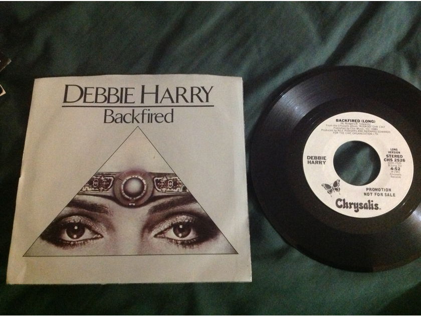 Debbie Harry - Backfired Promo 45 With Sleeve Long/Short Version ...