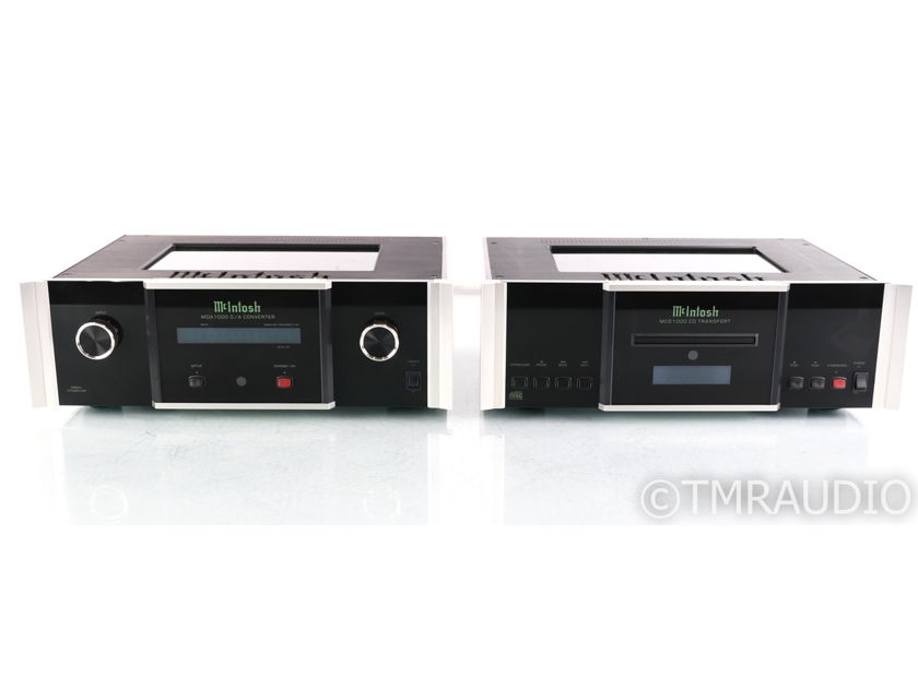 McIntosh MCD1000 CD Transport / MDA1000 DAC Combo; D/A Converter (38525)