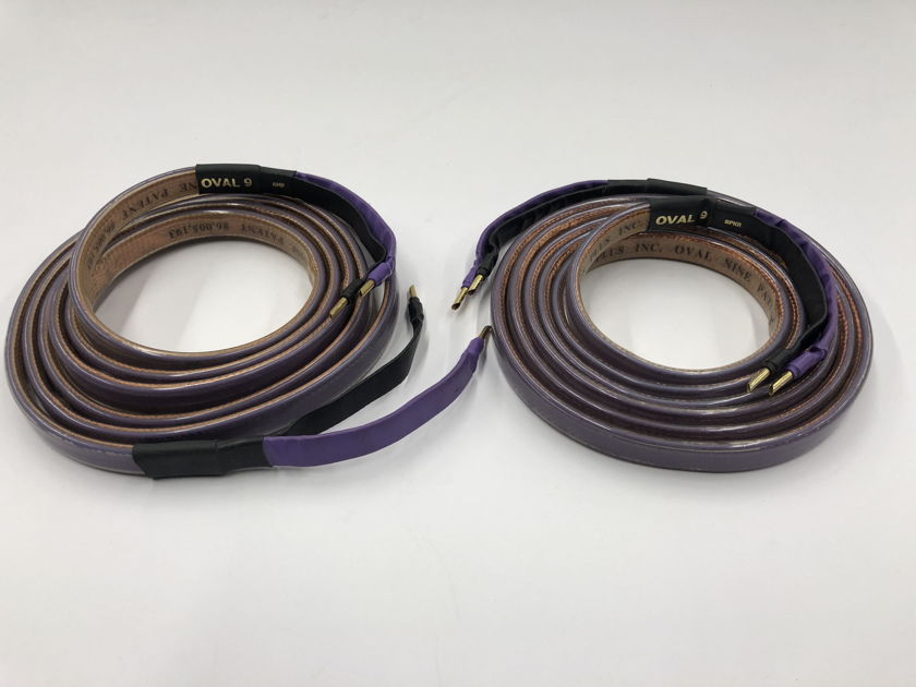 Analysis Plus Inc. Oval 9, 8ft Speaker Cable, Banana