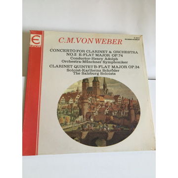 Euphoria E-2053 sealed Lp Record CM Von Weber Concerto ...