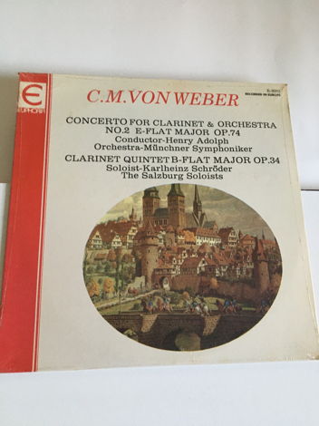 Euphoria E-2053 sealed Lp Record CM Von Weber Concerto ...