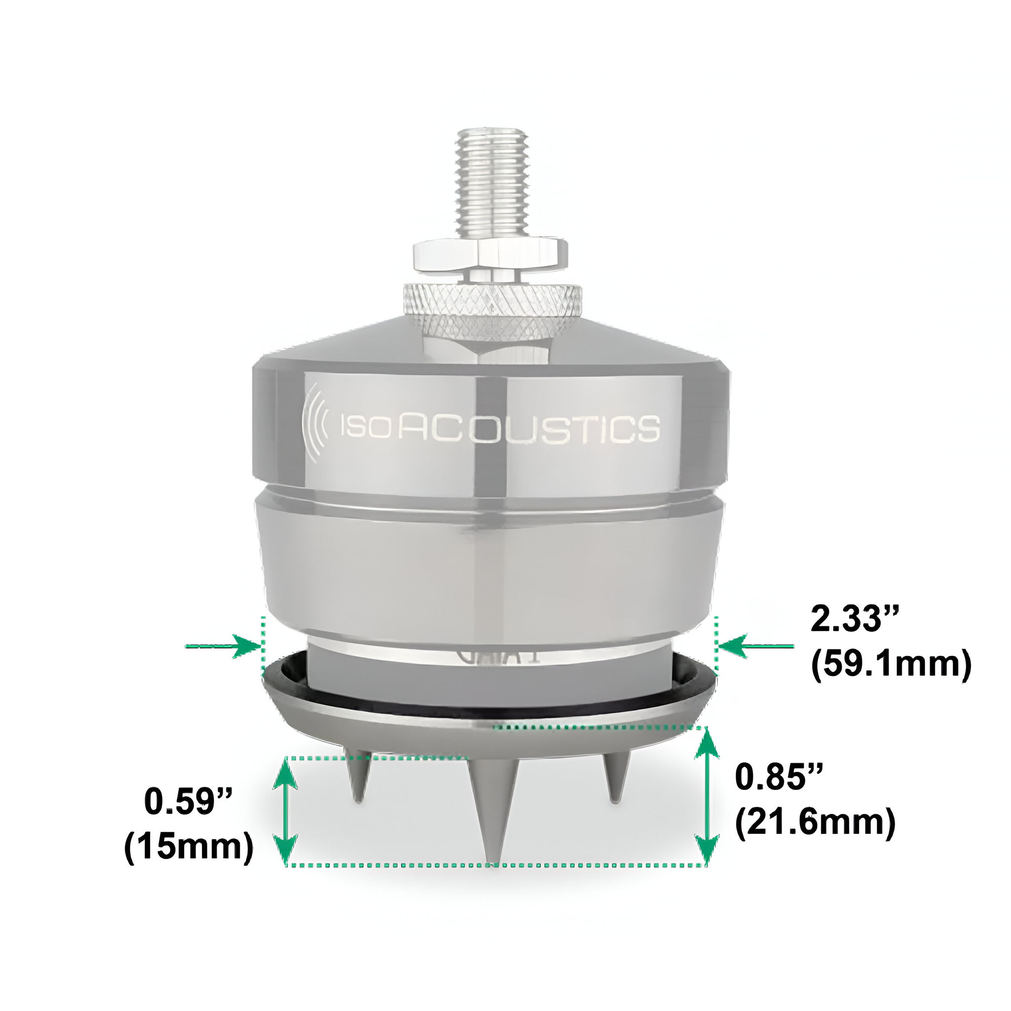 IsoAcoustics GAIA Titan Theis Carpet Spikes - Set of 4 5