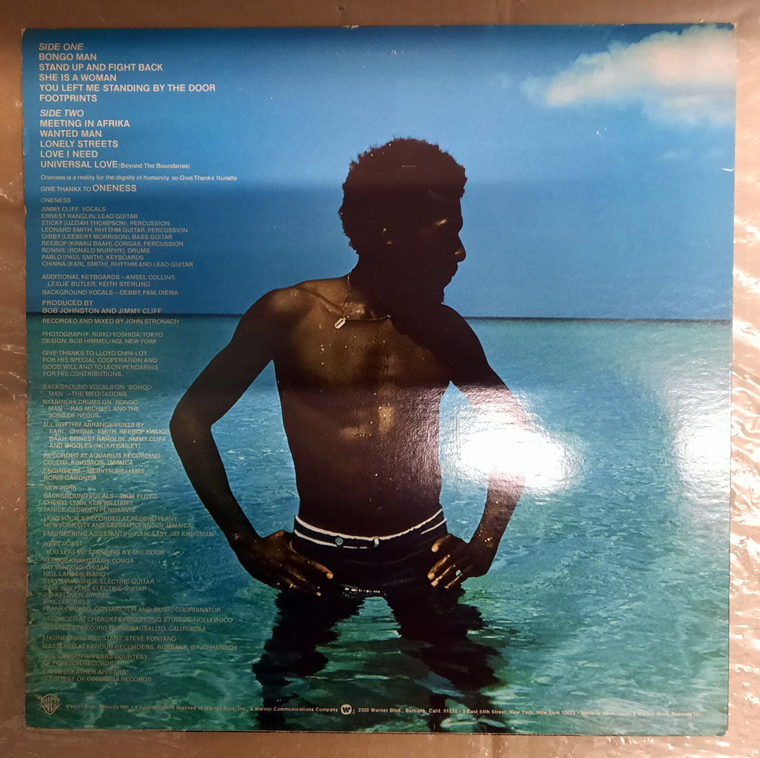 Jimmy Cliff – Give Thankx 1978 NM- Vinyl LP REGGAE Warn... 2