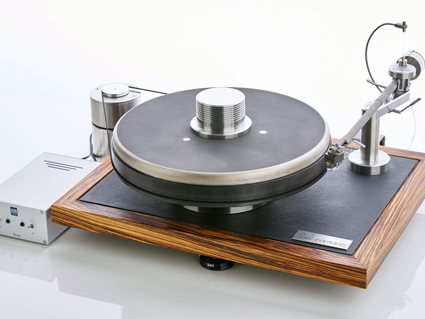 Cantano W/T Reference turntable with 12" tonearm - precision hand-made in Berlin