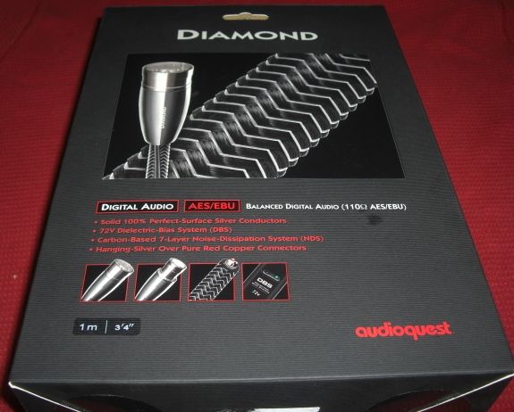 AudioQuest  Diamond AES/EBU Digital Cable 72V DBS *1 Me...