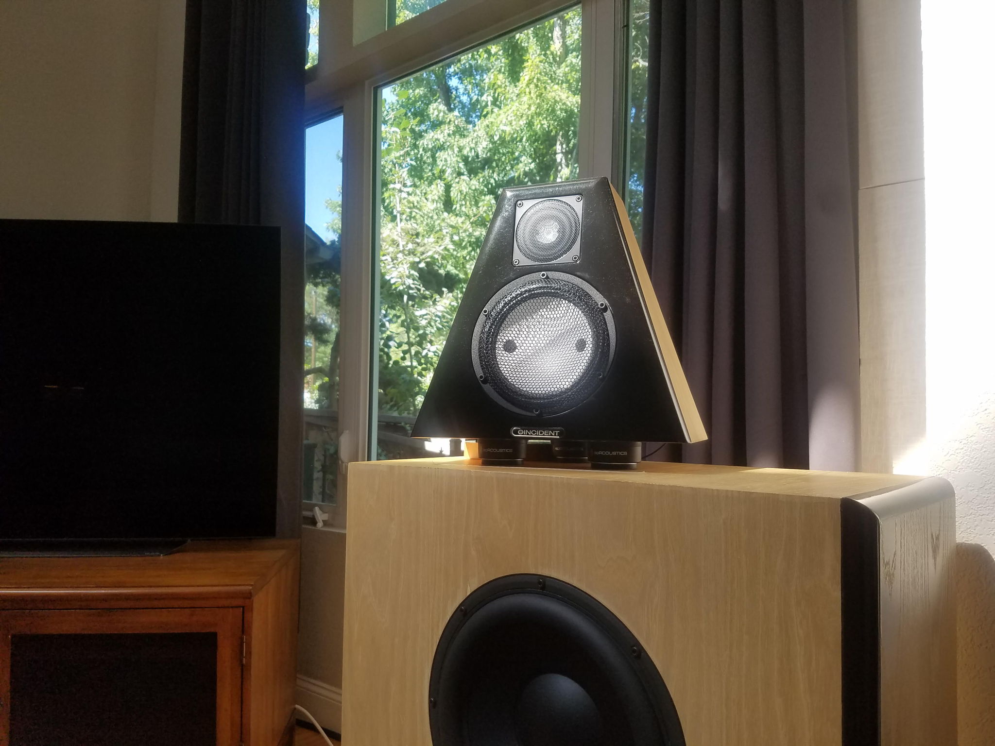 Coincident PRE Head Unit on Isoacoustics Isopods