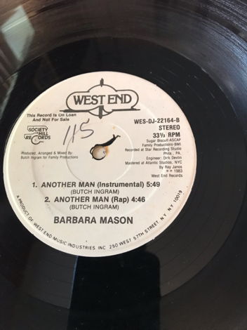 Barbara Mason ‎– Another Man Vinyl Barbara Mason ‎– Ano...