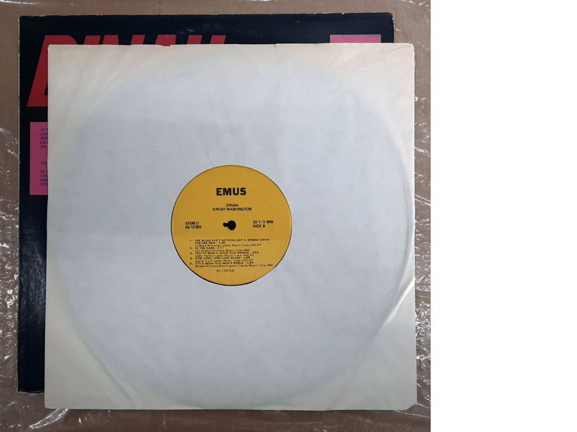 Dinah Washington – Dinah EX VINYL LP EMUS Records ES-12020