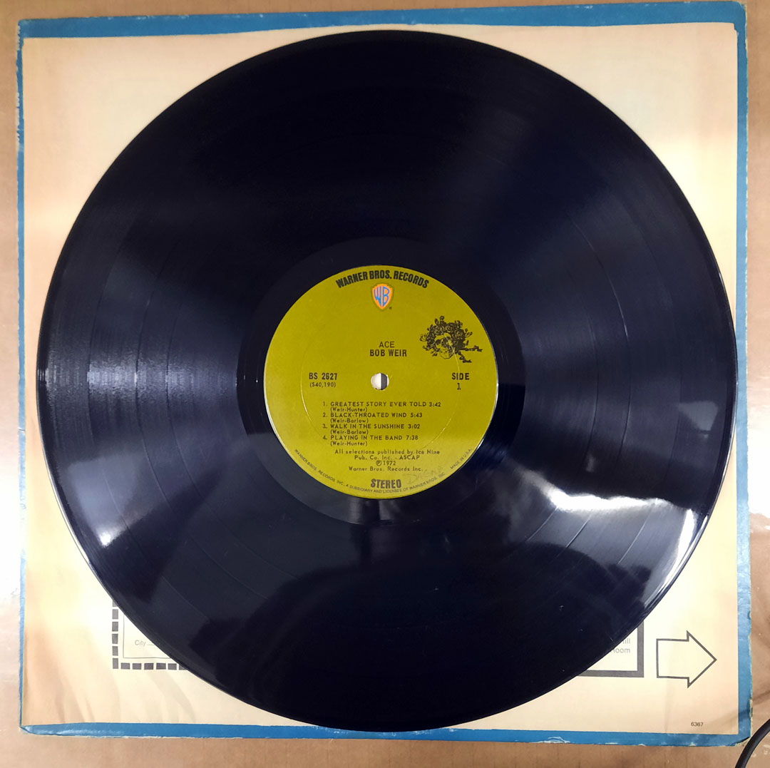 Bob Weir – Ace 1972 VG+ ORIGINAL VINYL LP Warner Bros. ... 4
