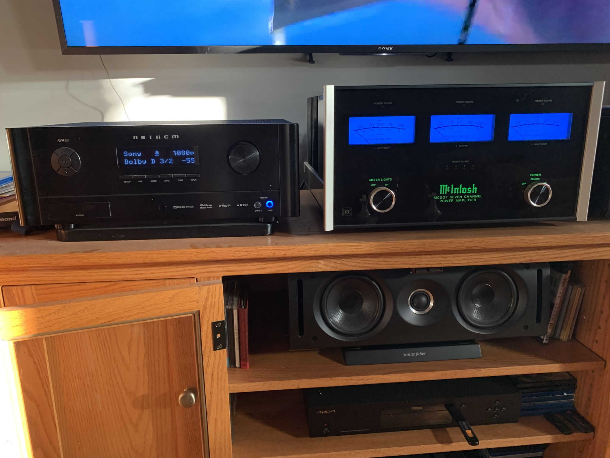 Anthem AVM-60 and McIntosh MC-207