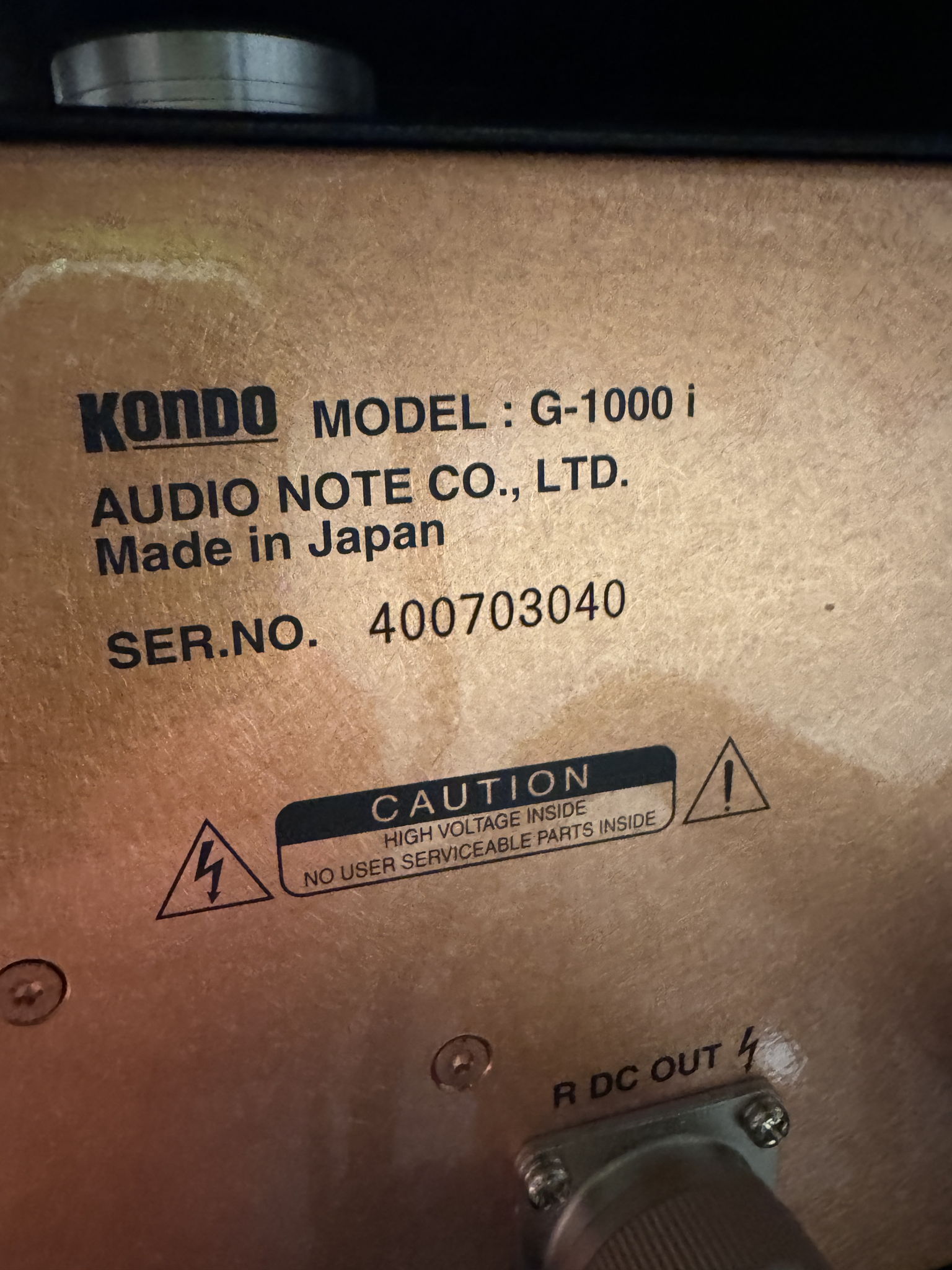 Kondo AudioNote Japan G-1000i 5