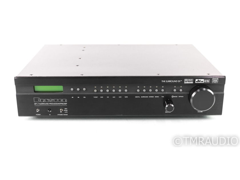 Bryston SP1.7 5.1 Channel Home Theater Processor; Preamplifier (BP-25 Circuit) (23917)