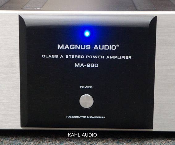 Magnus Audio MA 260 Class A stereo amp. Lots of positiv...