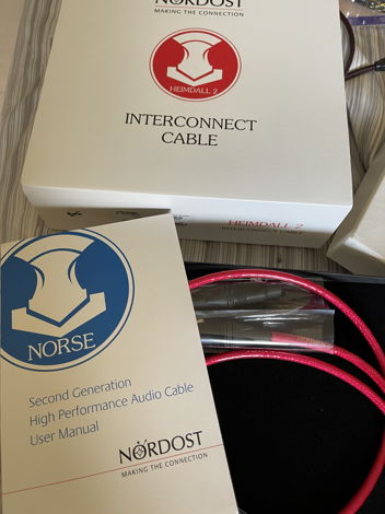 Outstanding interconnects  Nordost Heimdall 2