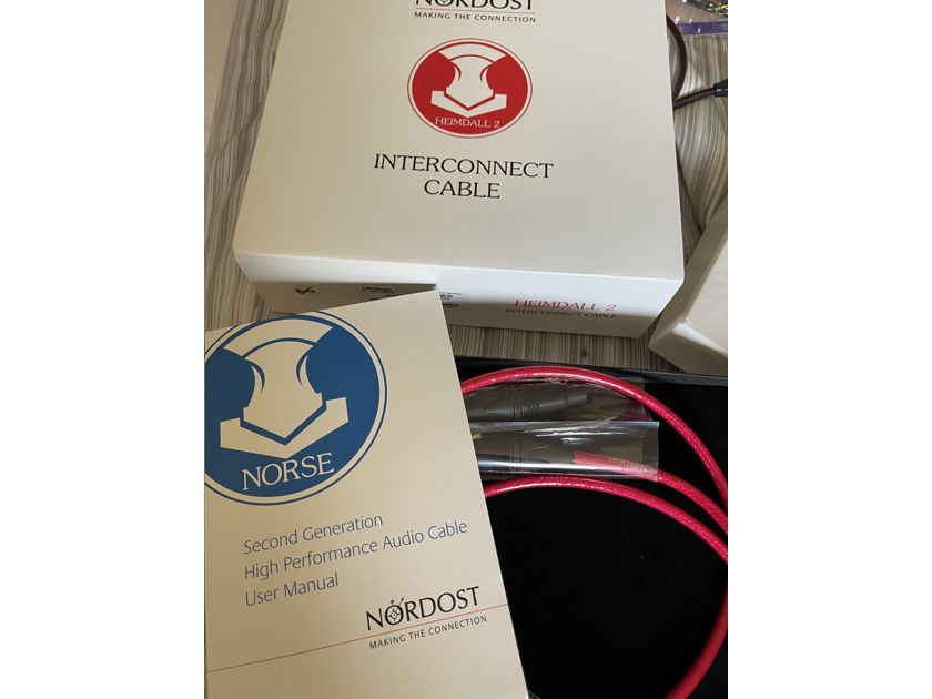 Outstanding interconnects  Nordost Heimdall 2