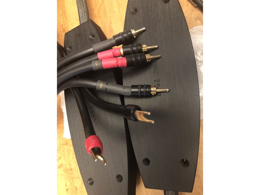 Transparent Audio Ultra MM2 bi-wired speaker cables 8’