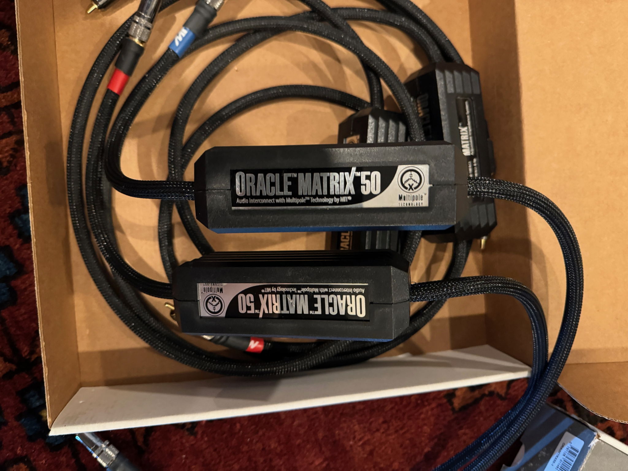 MIT Oracle Matrix 50ic RCA 1.0m - two pairs 4