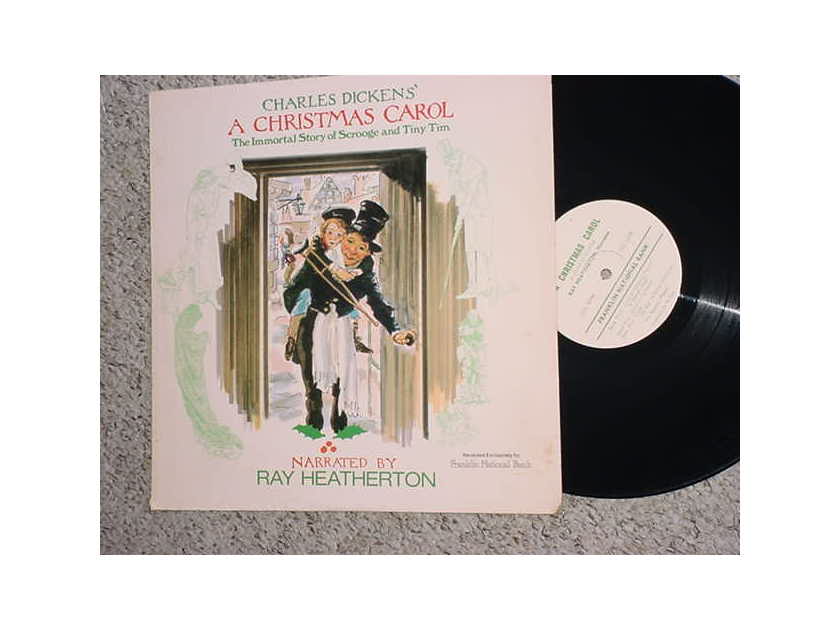 Charles Dickens  - A Christmas Carol lp record Ray Heatherton narrates