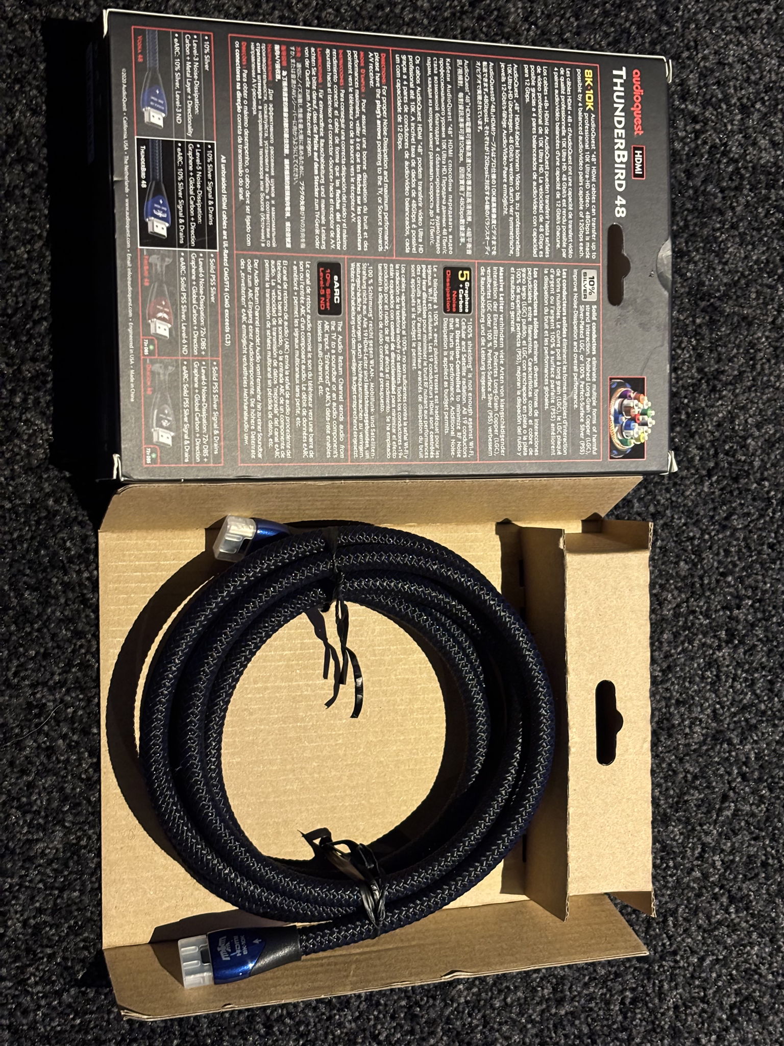 AudioQuest Thunder Bird 48 HDMI 2.25M HDMI Cables Retai... 5