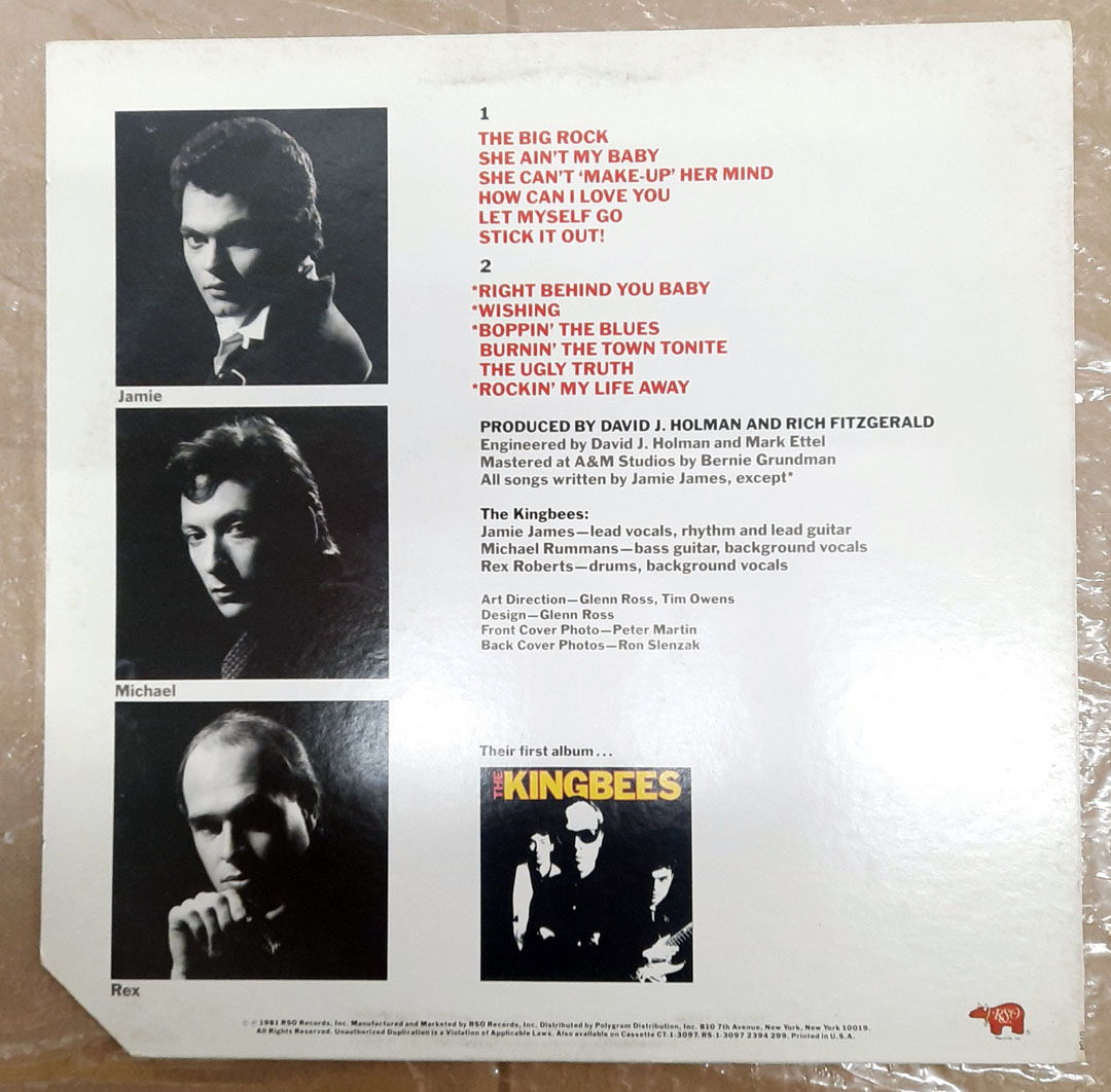The Kingbees – The Big Rock 1981 NM PROMO ORIGINAL VINY... 2