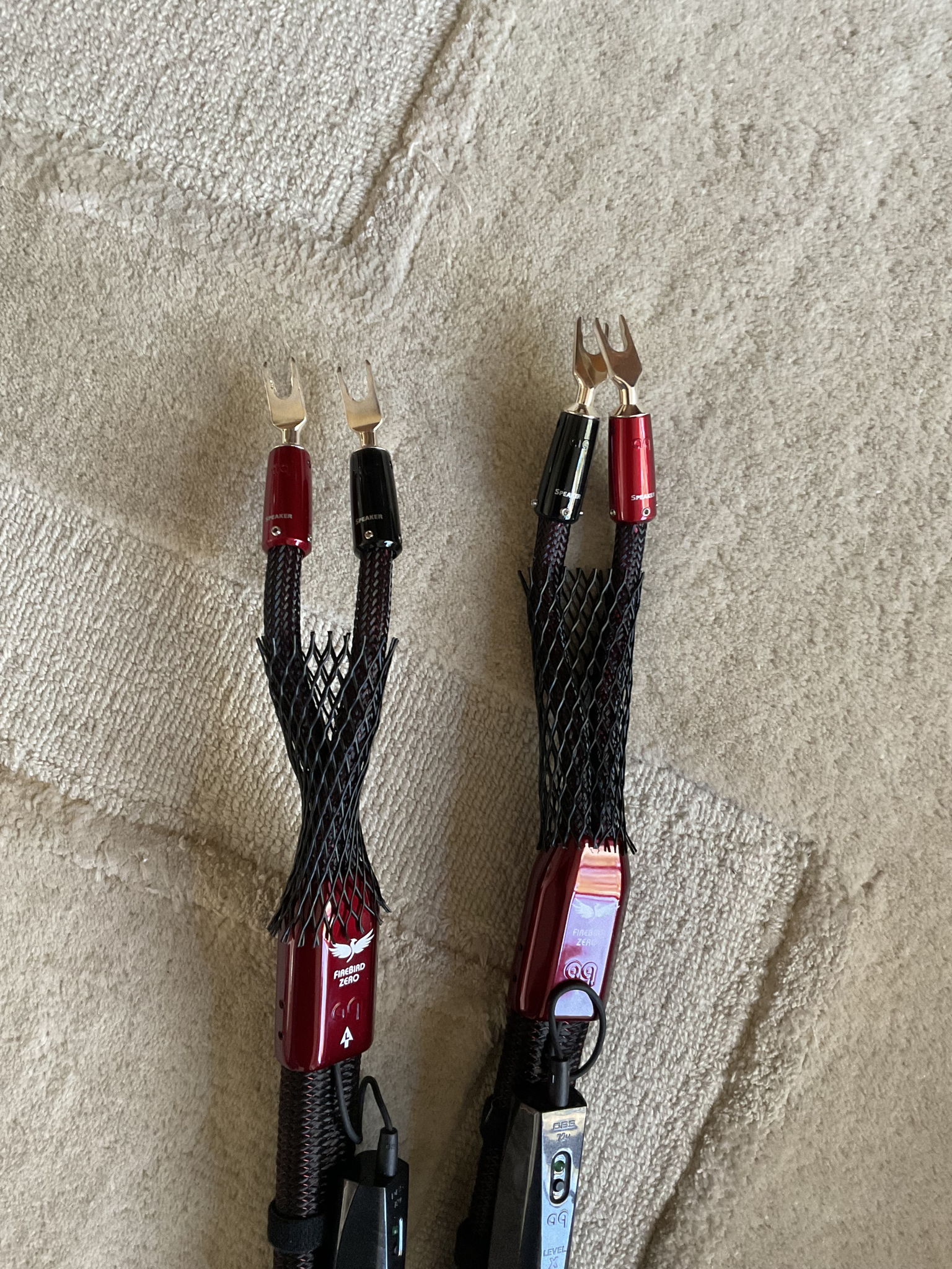 AudioQuest Firebird Zero Speaker Cables 4