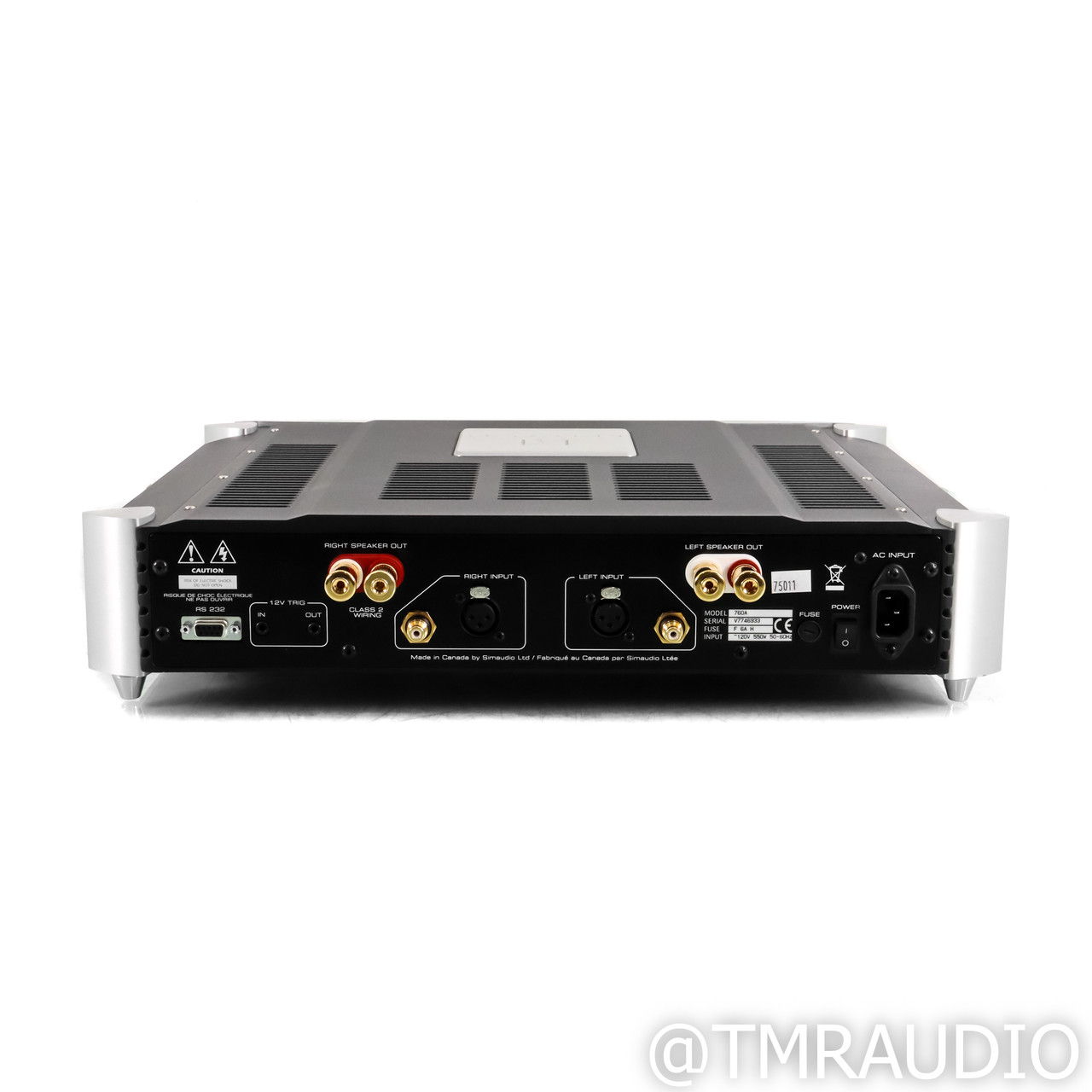 SimAudio Moon 760A Stereo Power Amplifier (75011) 5