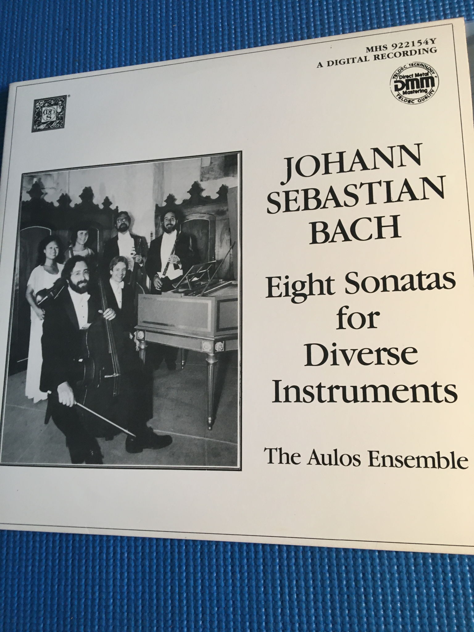 MHS 922154y DMM double Lp record Bach  The Aulos Ensemb...
