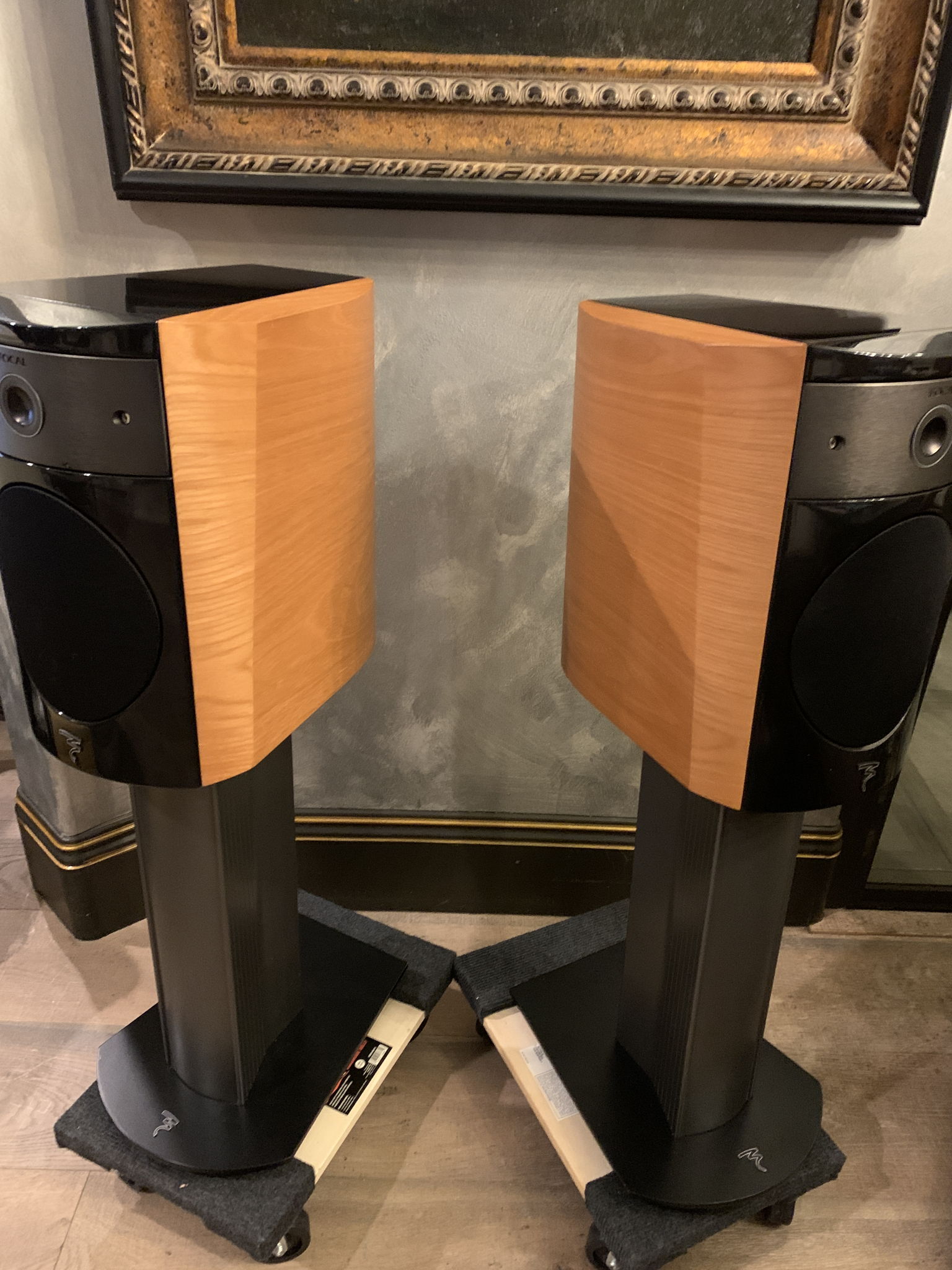 Focal Electra 1007s  and matching stands 2