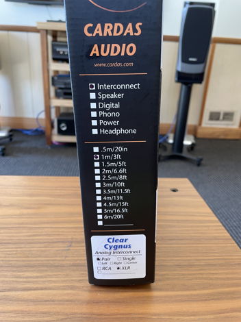 Cardas Audio Clear Cygnus Interconnects XLR 1m Pair