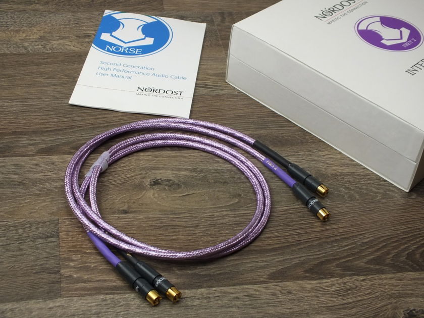 Nordost Frey 2 Norse interconnects RCA 1,0 metre