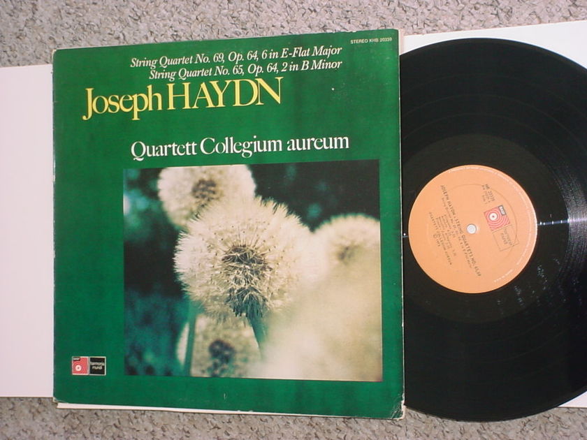 BASF Joseph Haydn string quartets no65 & 69 lp record Quartet Collegrium Aureum