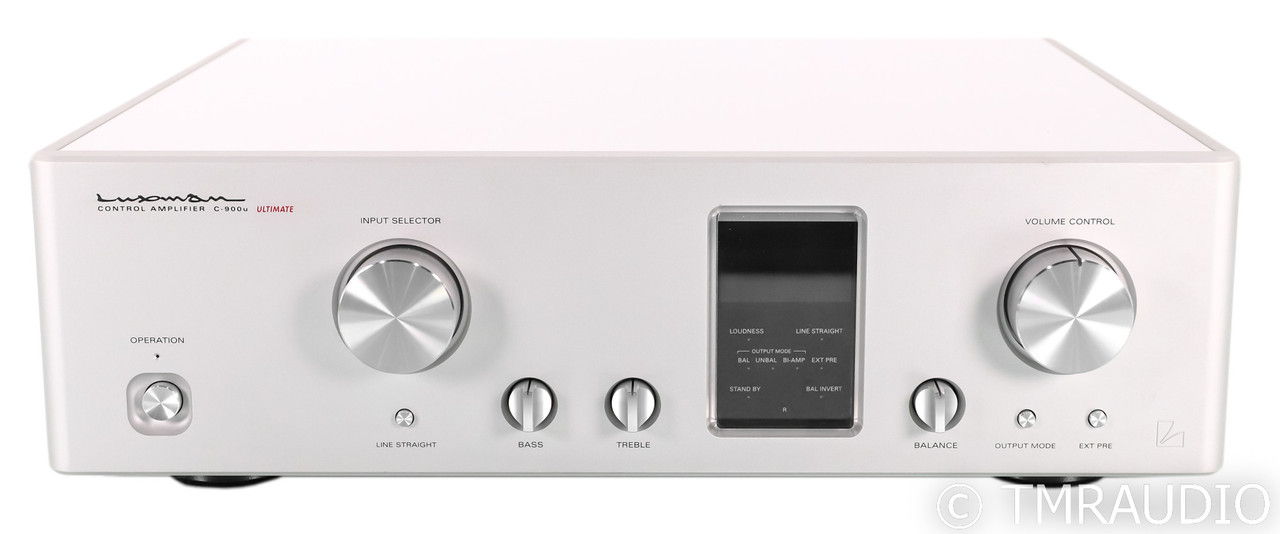 Luxman C-900u Stereo Preamplifier; C900u; Silver; Remot...