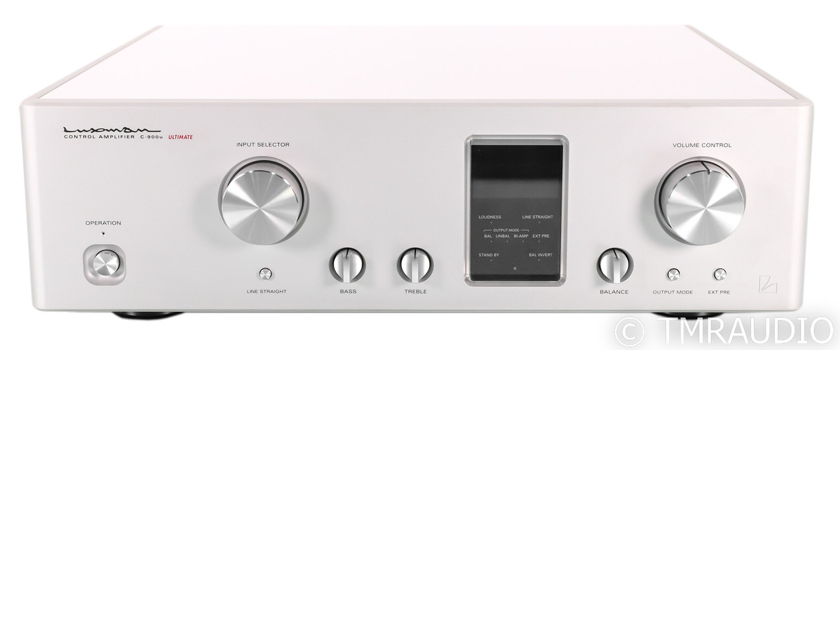 Luxman C-900u Stereo Preamplifier; C900u; Silver; Remote (47068)