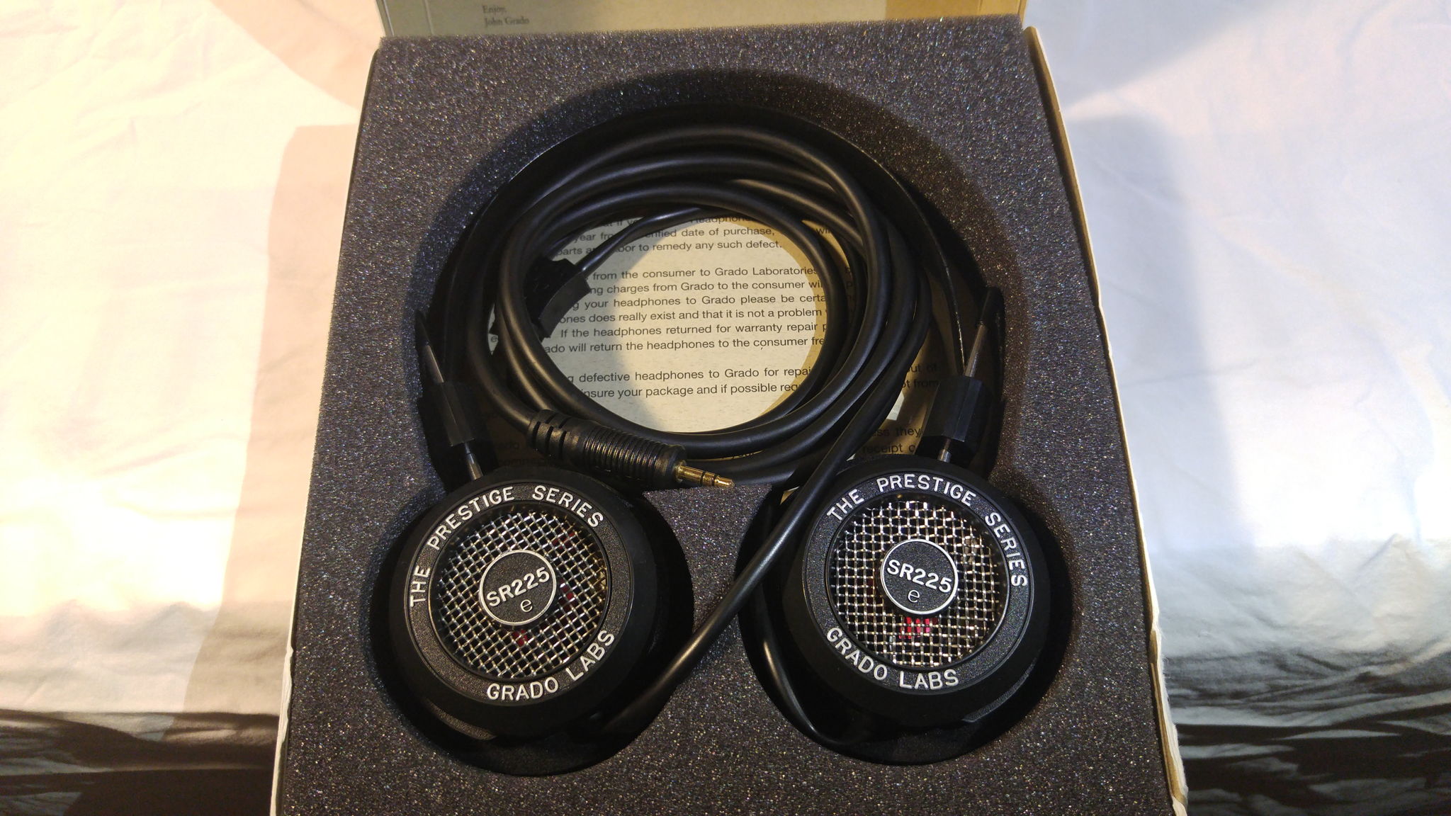 Bad Photo of Old Grado SR225e Headphones