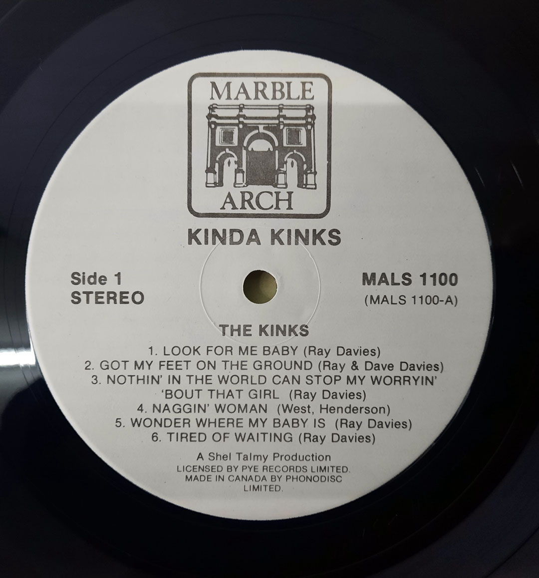 The Kinks – Kinda Kinks NM REISSUE VINYL LP CANADA Marb... 6