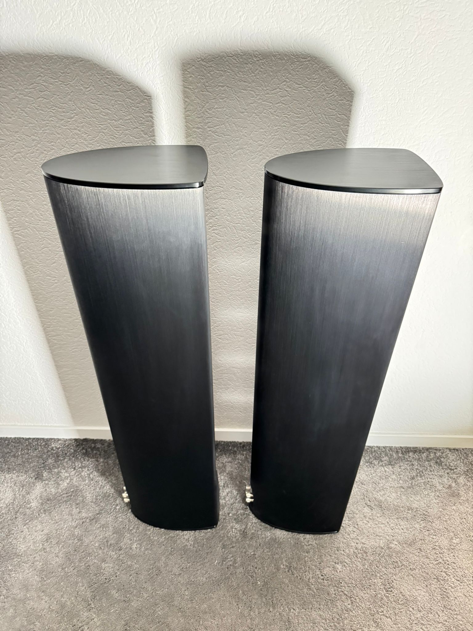 Piega Coax 611 speakers in black ex demo 4