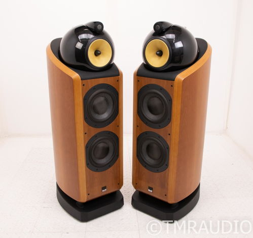 B&W 802D Floorstanding Speakers; Cherry Pair; 802-D (18...