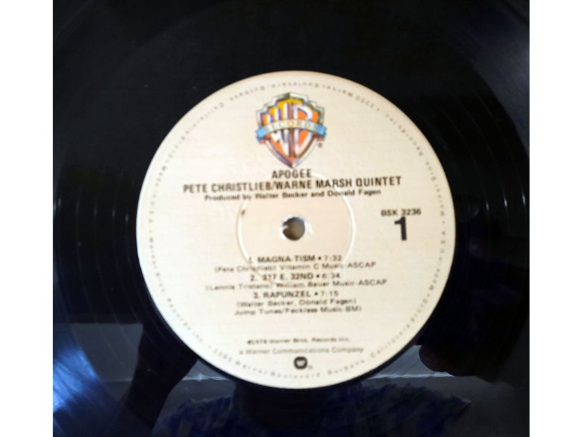 Pete Christlieb / Warne Marsh - Apogee NM- VINYL LP  Warner Bros. Records BSK 3236