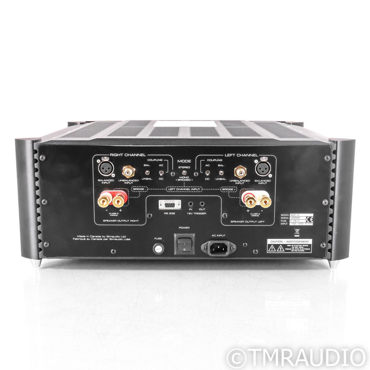 SimAudio Moon 860A v2 Stereo & Mono Power Amplifier  (6... 5