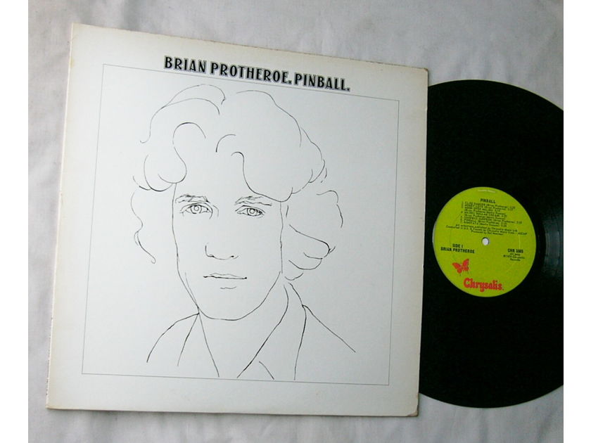 BRIAN PROTHEROE - - PINBALL - RARE ORIG 1974 POP PSYCH LP - CHRYSALIS CHR 1065