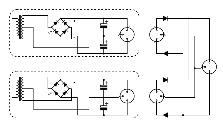 Meridian 105 power supply